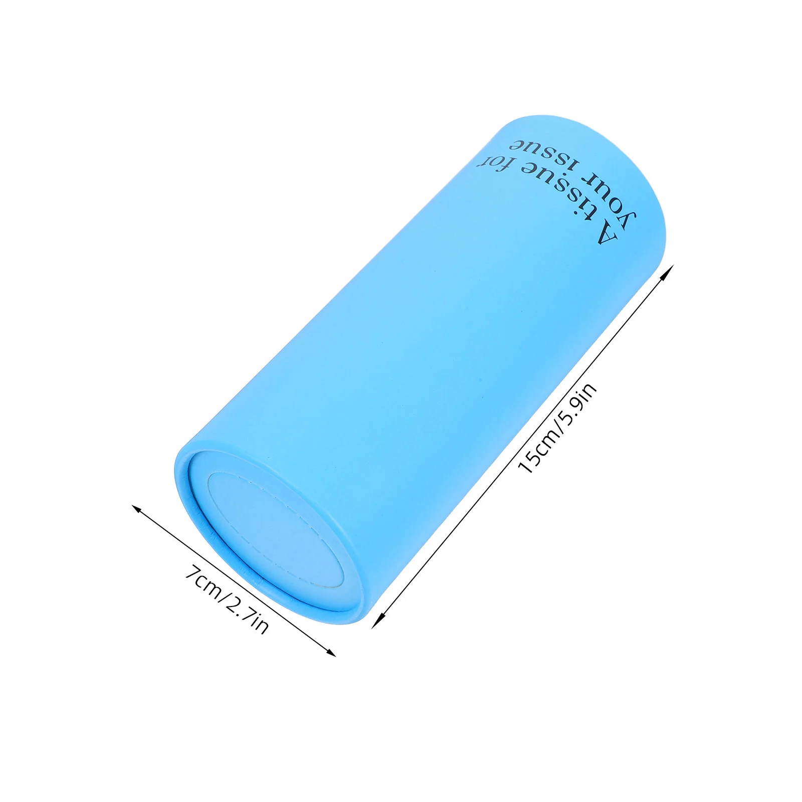 4Pcs Car Cup Holder Tissue Cylinder Portable Round Paper Tissue Box Refillable Container for Travel Office Home