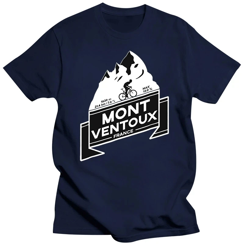 brand tee-shirt tops Mont Ventoux France Black Sweatshirts New MAN T-SHIRT unisex summer cotton t shirts Fashion Streetwear