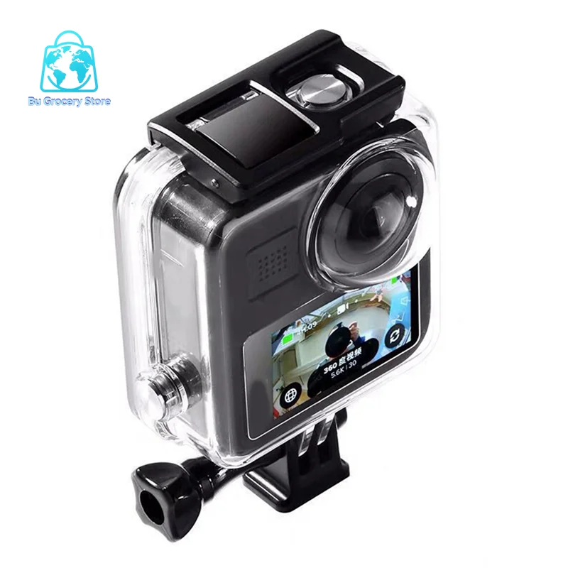 AP Waterproof Diving Housing forMAX 360 Camera 45m Underwater Protective Case with Lens Cover Shell 1PC