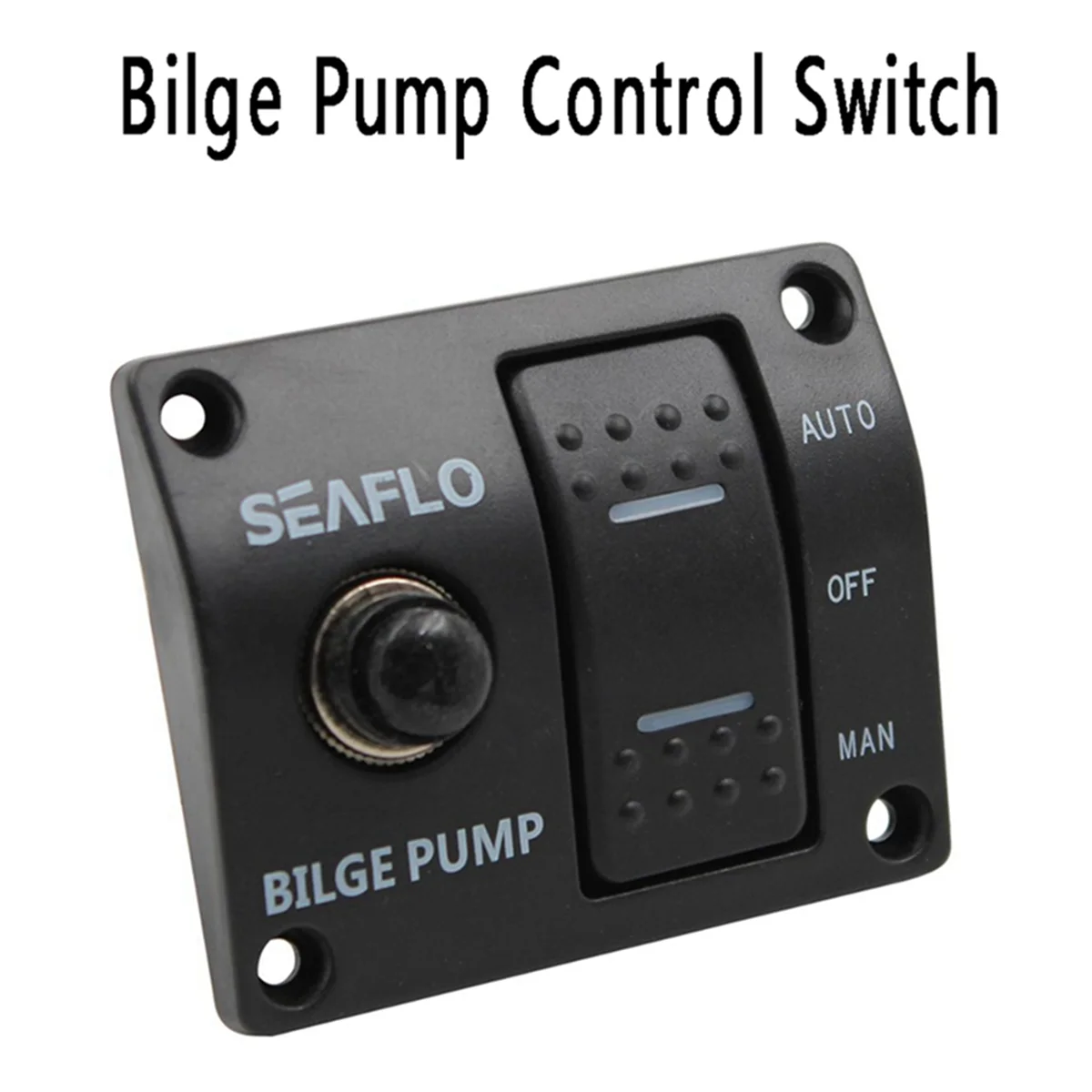 Bilge Pump Control Switch Automatic Pump Marine Panel Switch 3-WAY Switch Panel for Bilge Pump