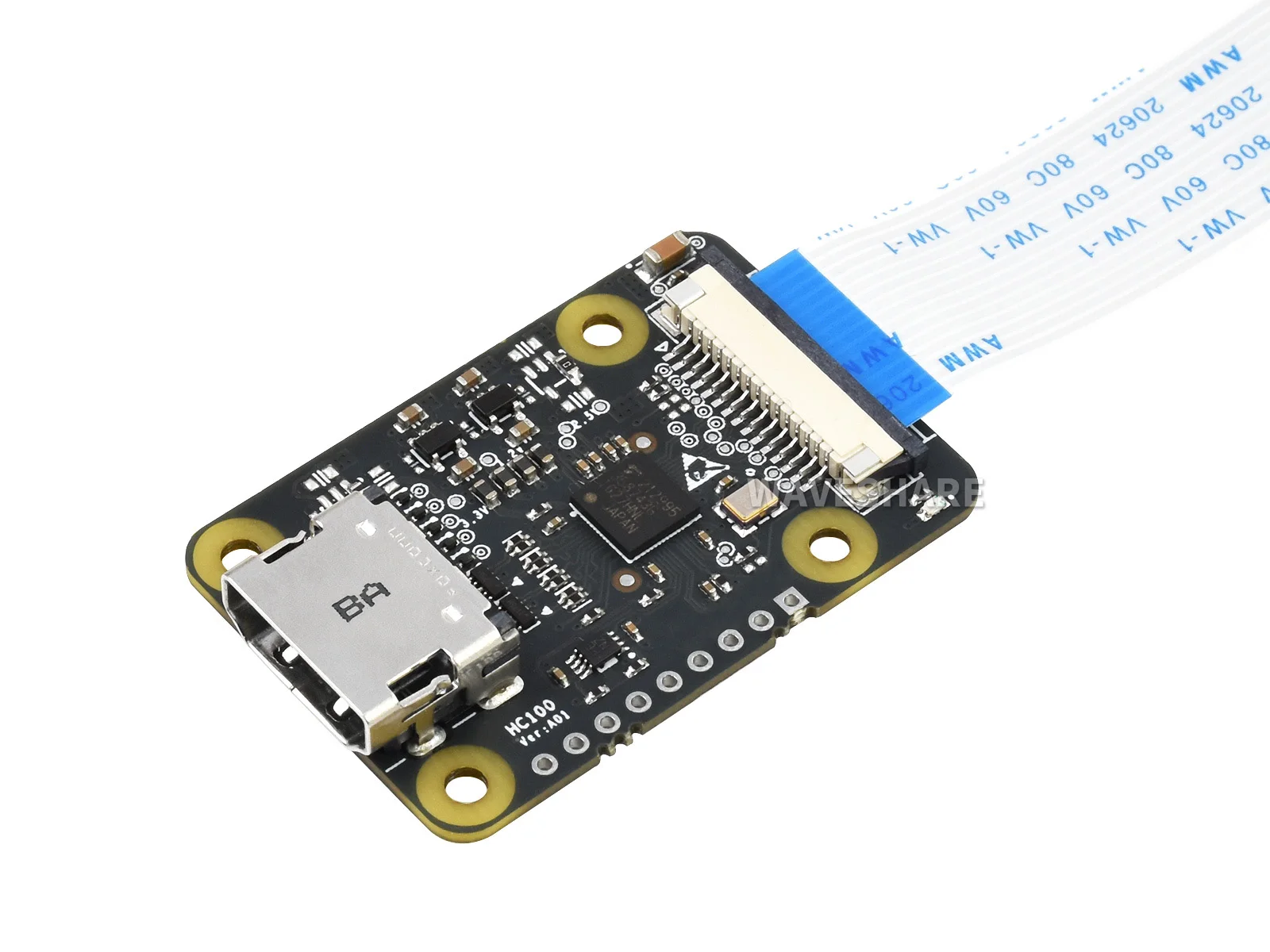 Waveshare HDMI-compatible To CSI Adapter For Raspberry Pi Series, 1080p@30fps Support, HDMI CSI Bridge