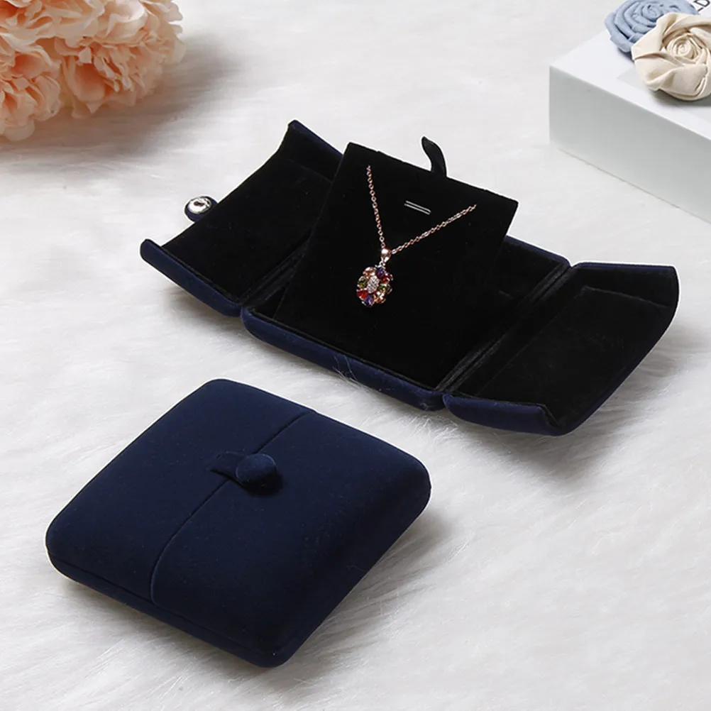 

Elegant Double Open Bracelet Box Jewelry Storage Organizer Travel Friendly Compact Design for Home Hotel Party Festival Gift