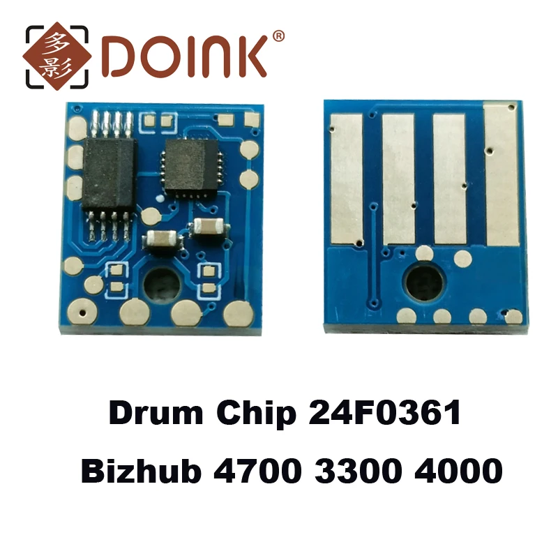 

4 шт. барабанный чип 24F0361 для Konica Minolta Bizhub 4700 3300 4000 блок изображения