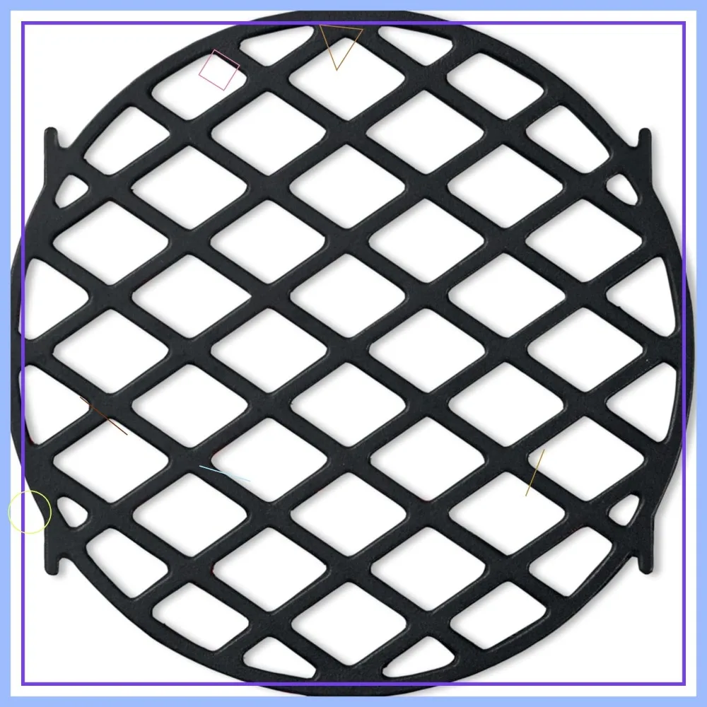 

Premium Sear Grate for Charcoal Grills, Black, Enhances Flavor & Easy Clean