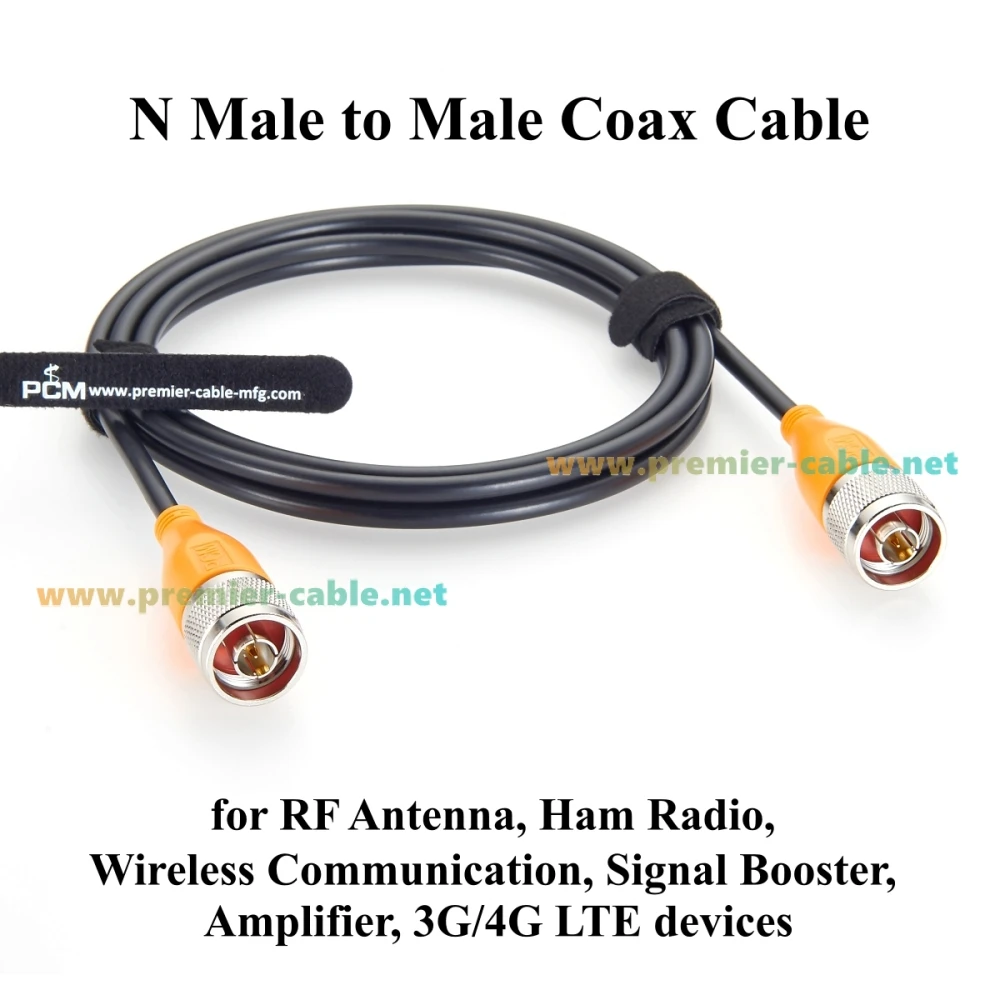 N-Typ Stecker-zu-Stecker Koaxialkabel RG58 50 Ohm, Verlustarmes HF-Antennenkabel für Amateurfunk, Signalverstärker, Verstärker, 3G 4G LTE – Detail 5