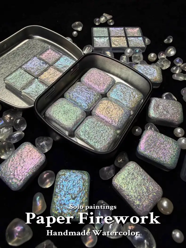 【papel-para-manualidades】｜efecto-luminoso｜acuarela-perlada｜escritura-a-mano｜ingles｜manicura