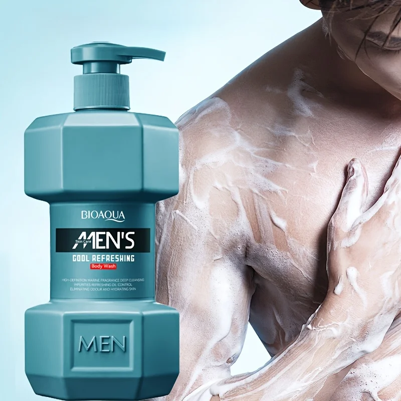 

500 мл x 1 бутылка, мужской освежающий ароматный гель для душа, очищающий гель для душа, мытье тела