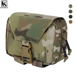 KRYDEX Tactical Rip Away Medical Pouch Tear Off First Aid IFAK Pouch MOLLE EMT Holder Hunting Outdoor Trauma Kit Survival Bag