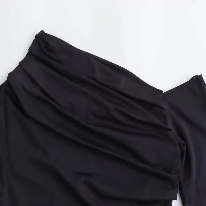 Gonna lunga asimmetrica in nylon Dr dal design versatile invernale, nuova gonna casual da donna, lunghezza Sve, autunno inverno