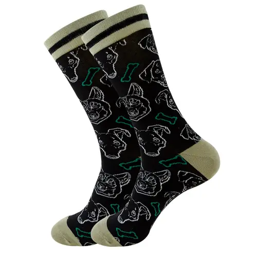 1 Pair New Happy Mens Socks Women Novelty Cartoon Sock Combed Cotton Funny Men's Big Size Crew Hip Hop Thick Long Socks - Image 50
