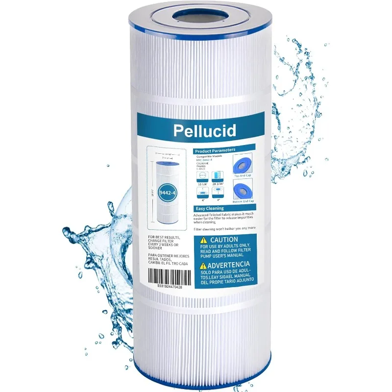 Pool Filter Compatible with C200S, , SwimClear C200S, Unicel C-9442, Ultral-D5, 200 sq.ft Filter Cartridge 1 Pack