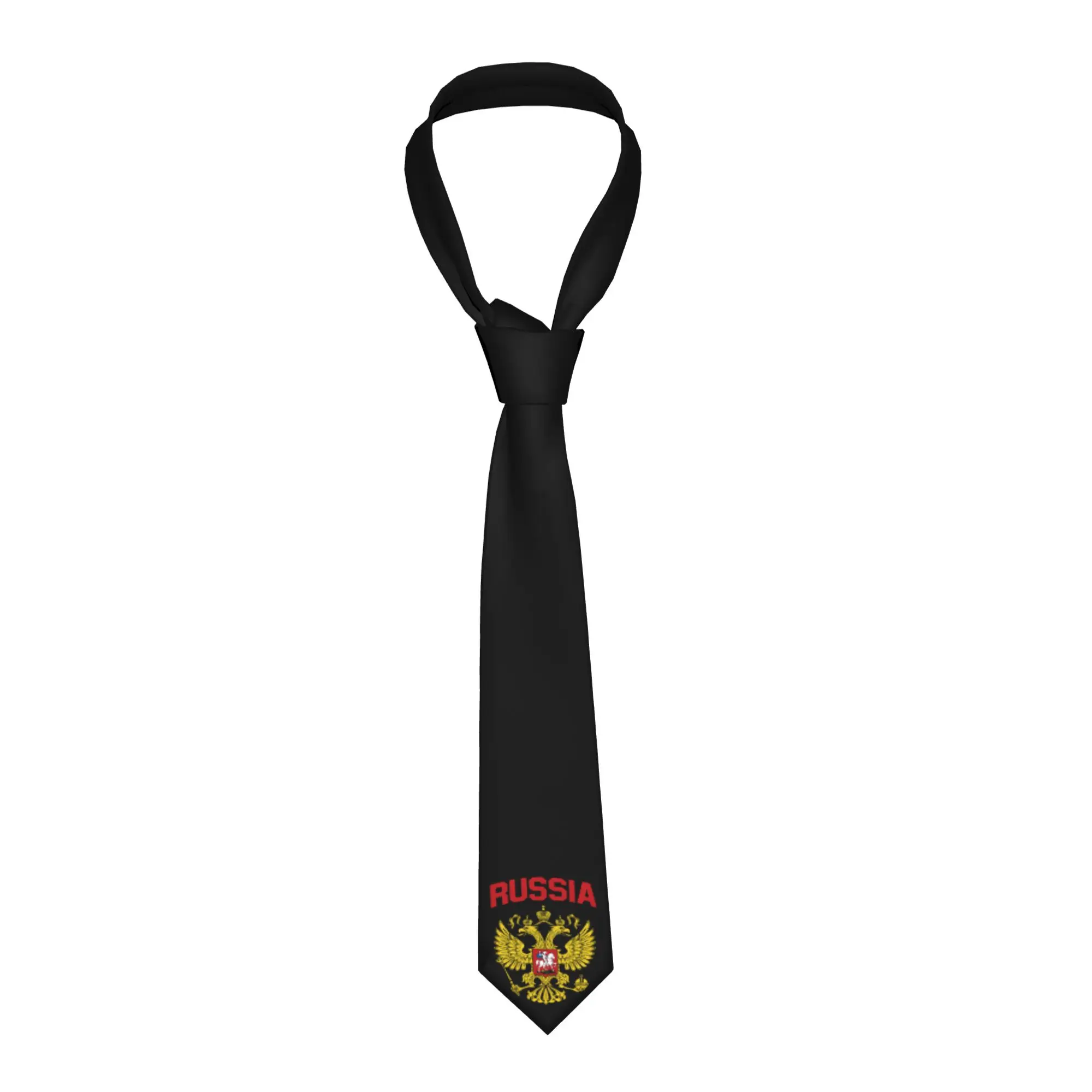gravata-classica-de-seda-com-brasao-do-imperio-russo-para-homens-gravata-de-negocios-com-Aguia