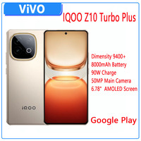 VIVO IQOO Z10 Turbo Plus China Version 8000mAh 90W SuperVOOC Dimensity 9400+ 50MP OIS OTA Update NFC 6.78 Inch AMOLED 144Hz