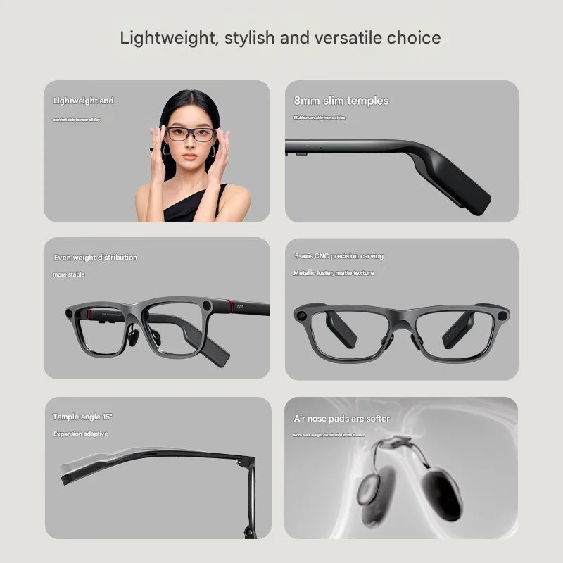 

2026 HotSelling Smart AR Glasses - Wireless AI Translation Glasses Teleconference, AI recognition, photo taking, video recording