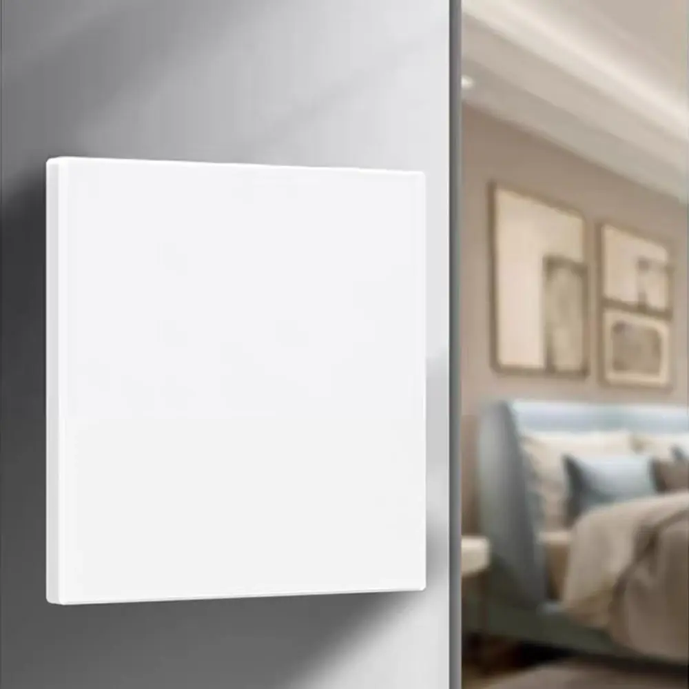 Flange Cover 86 Type Wall Hole Cover Self-adhesive 4 Colors Switch Socket Cover Plate Decorative Panel Plate Home Improvement
