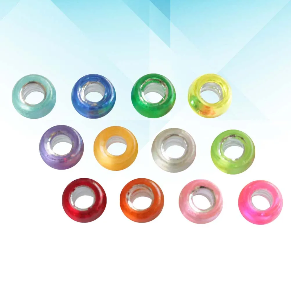 

1000 pcs Acrylic Beads 6X9Mm Mixed Color Craft Beads Kits For Jewelry Making Diy Bracelets Necklaces Beading Set Educational Art