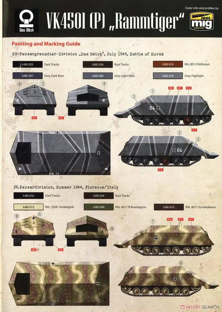 DAS WERK DW35018 1/35 VK45.01(P) \