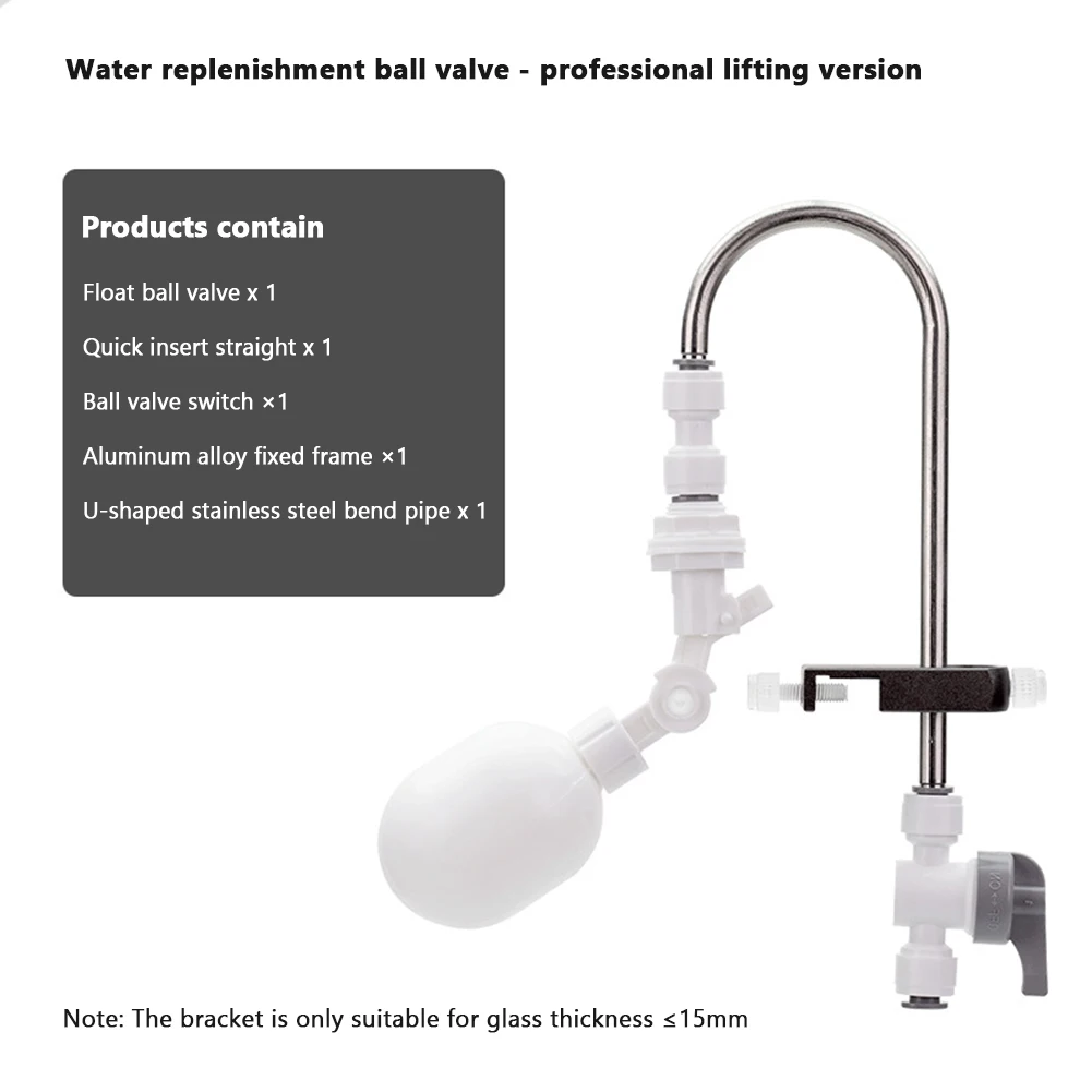 

Auto Water Filler Auto-top-Off System Water Level Controller With Float Valve Auto Water Filling Device For Aquarium Fish Tank