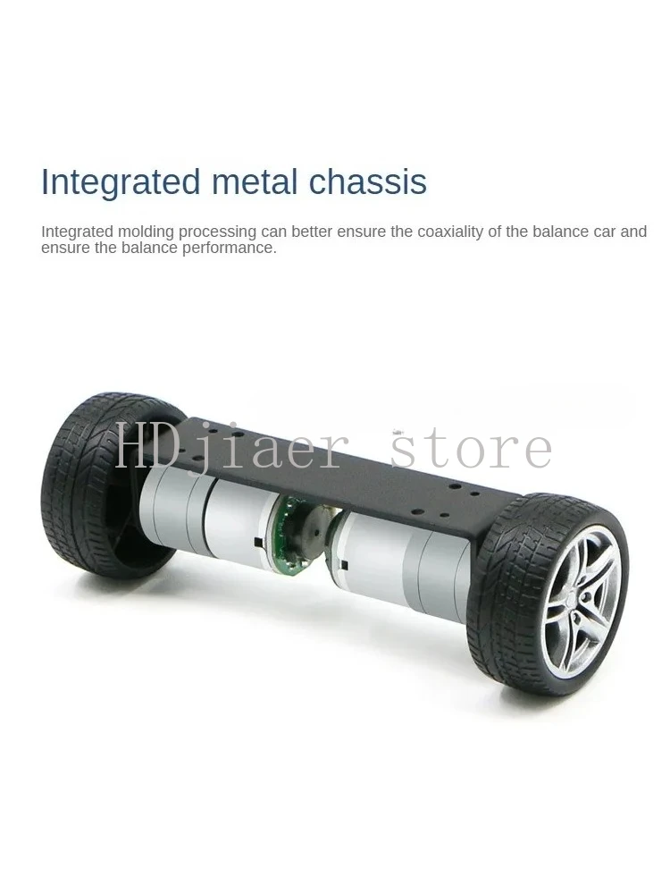 

2WD Self Balancing Robot Car – Encoder Motor Chassis with PID Adjustment & LQR Control for Arduino Programmable Robot DIY Kit