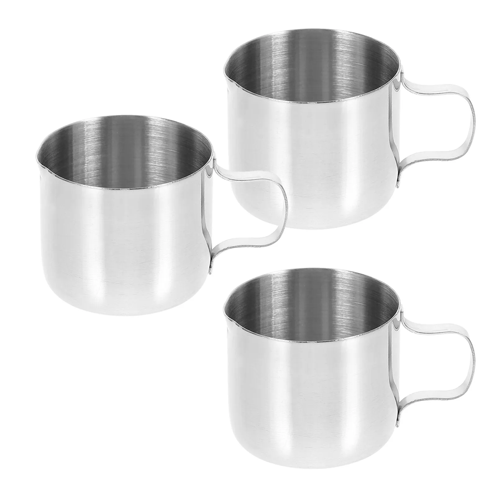 3pcs Frothing Pitcher Set – Espresso Milk Jug, Creamer Dispenser & Frother Mug for Coffee