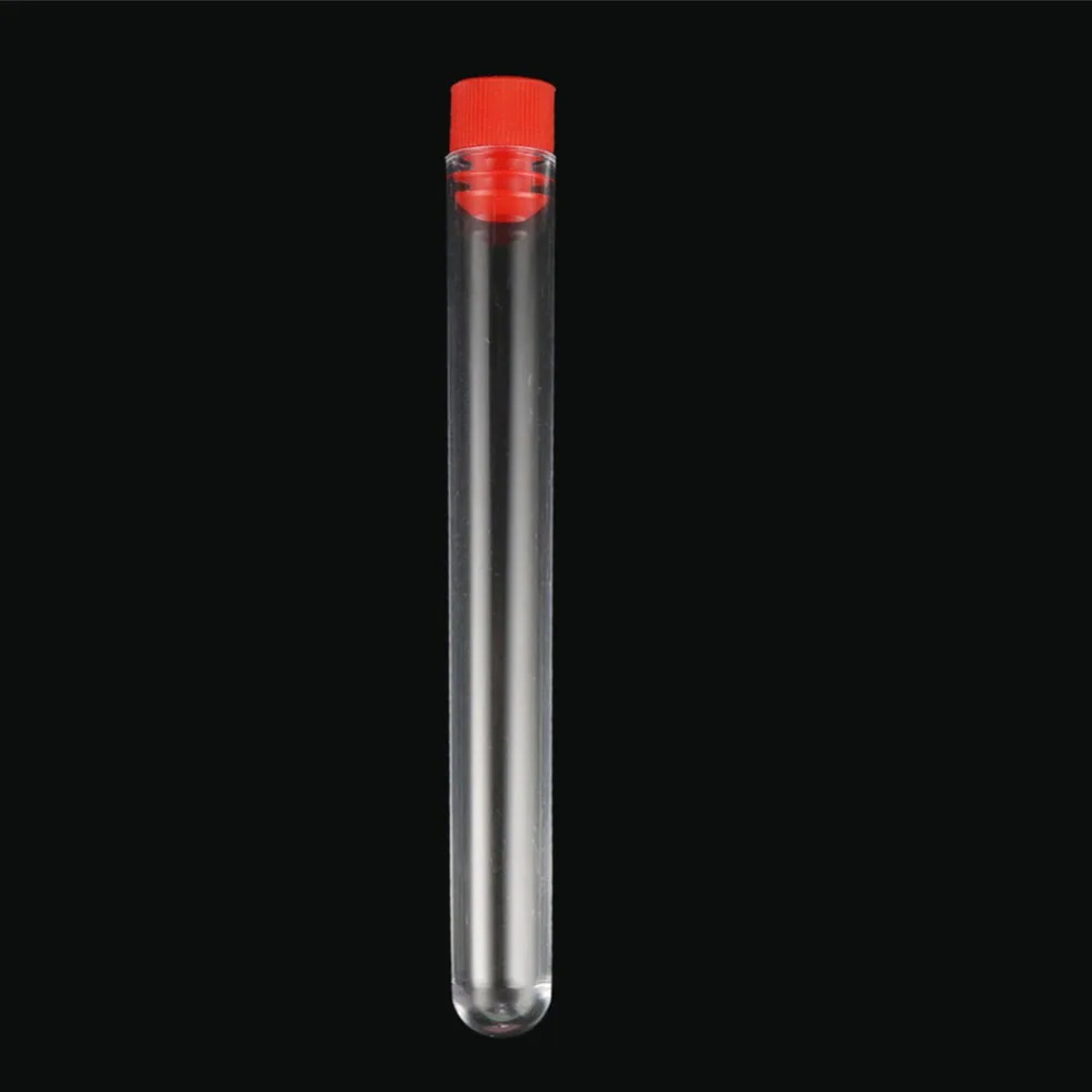 

51 Pcs Plastic Test Tube Rack Science Experiment Tubes with Lid Chemistry Equipment