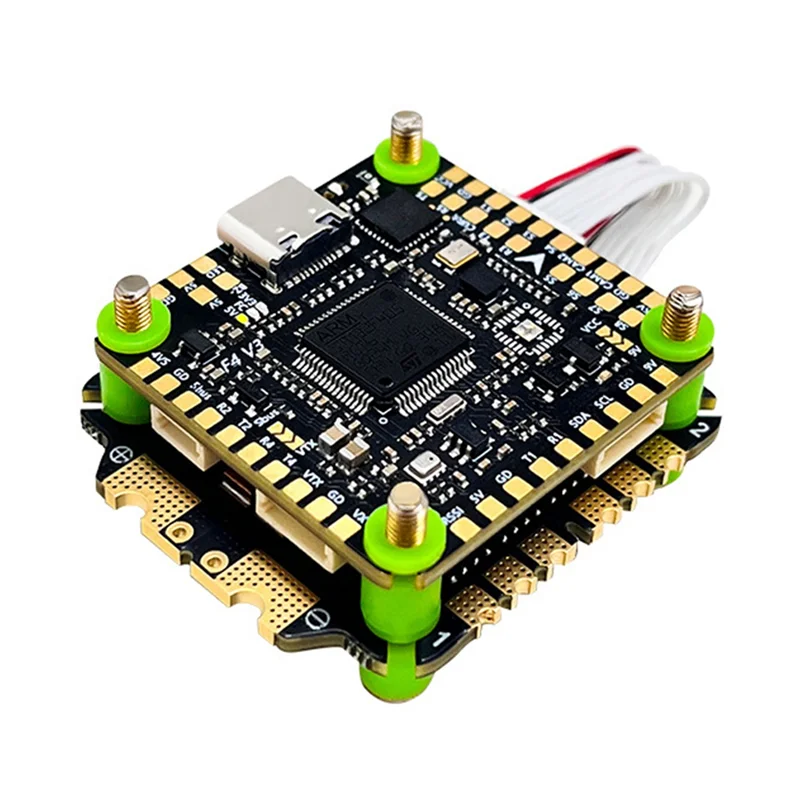 A14M F475S V3 FC 및 ESC 스택 F405 V3 비행 컨트롤러 75A ESC 3-8S 30.5X30.5Mm FPV 레이싱 드론용 Bluetooth 지원