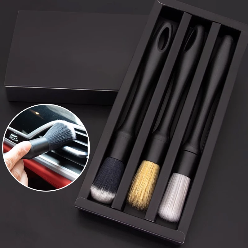 Household Cleaning Brush Automotive Interior Detail Brush Set  Instrument Panel Clearance Air Conditioning Outlet Dust Brush