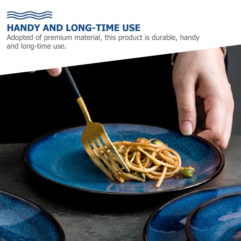 

1Pcs Ceramic Steak Plate Premium Quality Western Food Serving Dish Blue Ceramic Dish Steak Pan Snack Plate