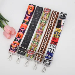 Women's bag straps ethnic style printed crossbody shoulder strap single  bag accessories  ручкодержатель на сумку