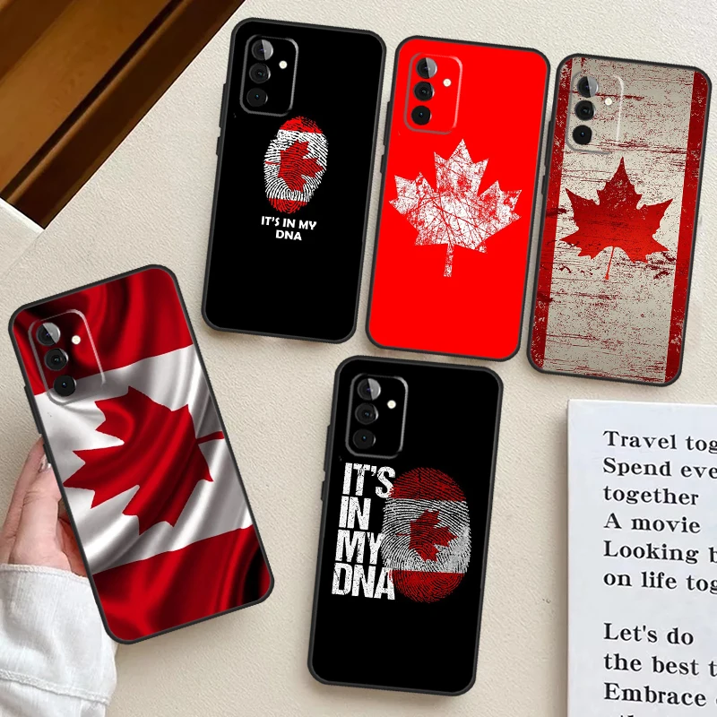 Canada Canadian Flag Case For Samsung Galaxy A52 A53 A54 A12 A13 A14 A32 A33 A34 A23 A24 A72 A73 A51 A71 A15 A25