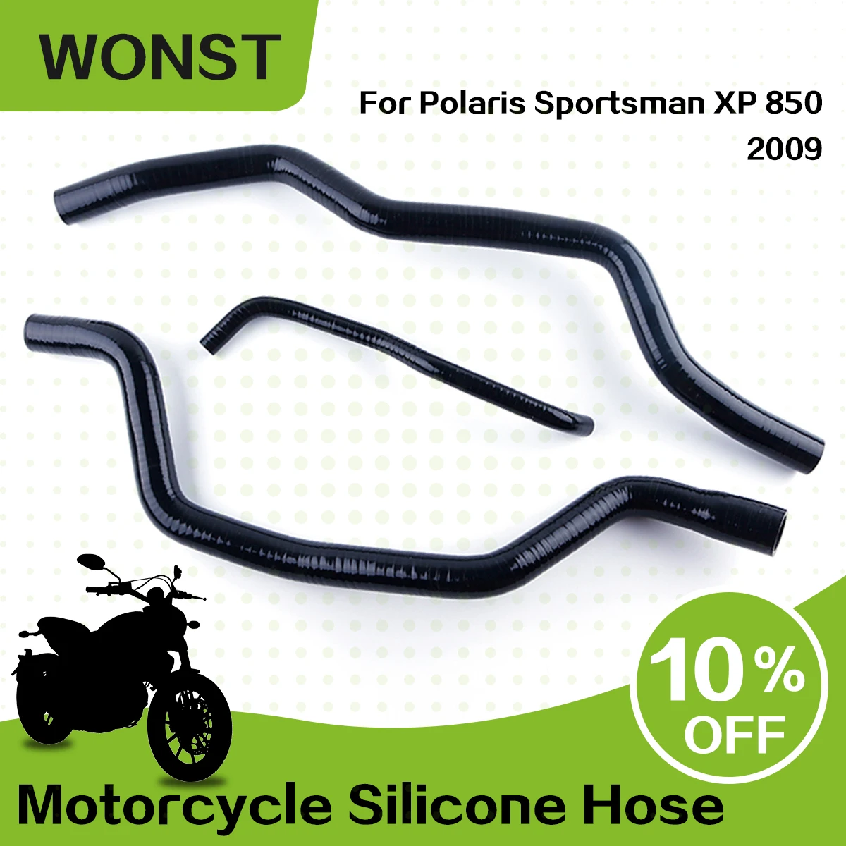 

For 2009 Polaris Sportsman 850 XP Silicone Radiator Coolant Hoses Kit