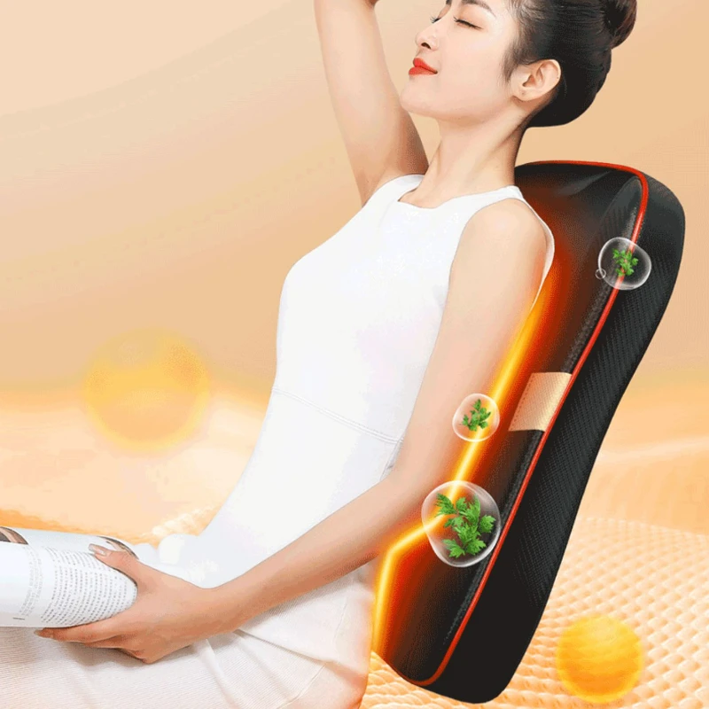 

Thai Open Back Massager Cervical Waist Massage Pads Meridian Dredging Automatic Kneading Massage Cushions Massage Mat Full Body