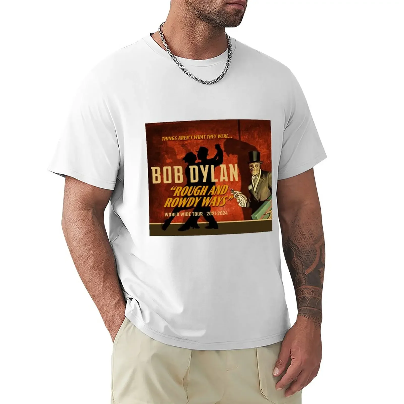 

Rough and Rowdy Ways Tour 2022 masfeb T-Shirt customs design your own sports fans tops mens big and tall t shirts