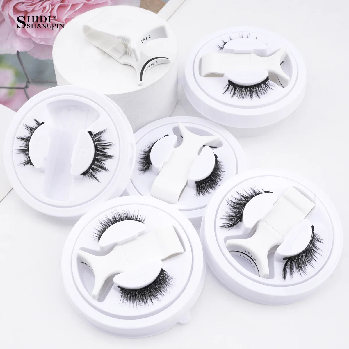 Hurtownia 5/1 Para Magnetycznych Rzęs z Zestawem Pęset, Wielokrotnego Użytku Magnetyczne Przedłużanie Rzęs, Naturalny Efekt Podkręcenia, Sztuczne Rzęsy do Makijażu