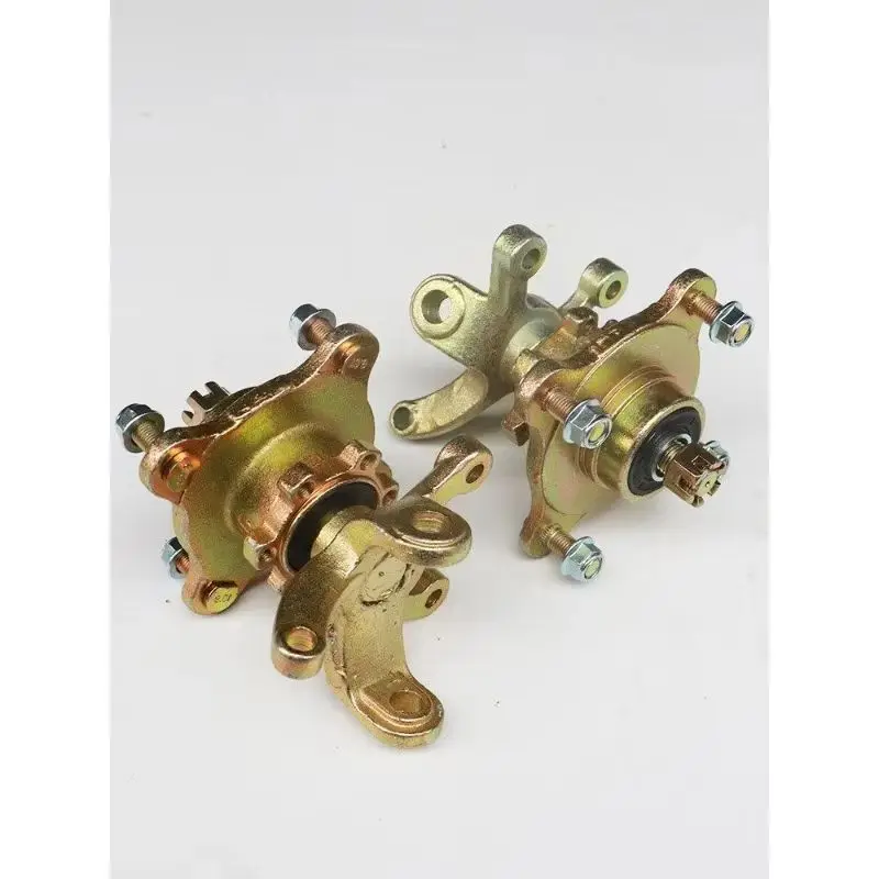 Four wheeled all terrain vehicle modification accessories, front disc brake, horn, steering knuckle
