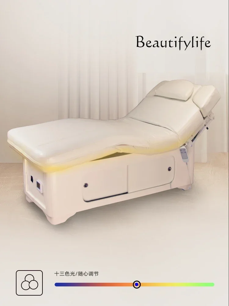 

Multifunctional Electric Massage Therapy Bed Constant Temperature Massage Tattoo Embroidery Eyelash Bed for Beauty Salon