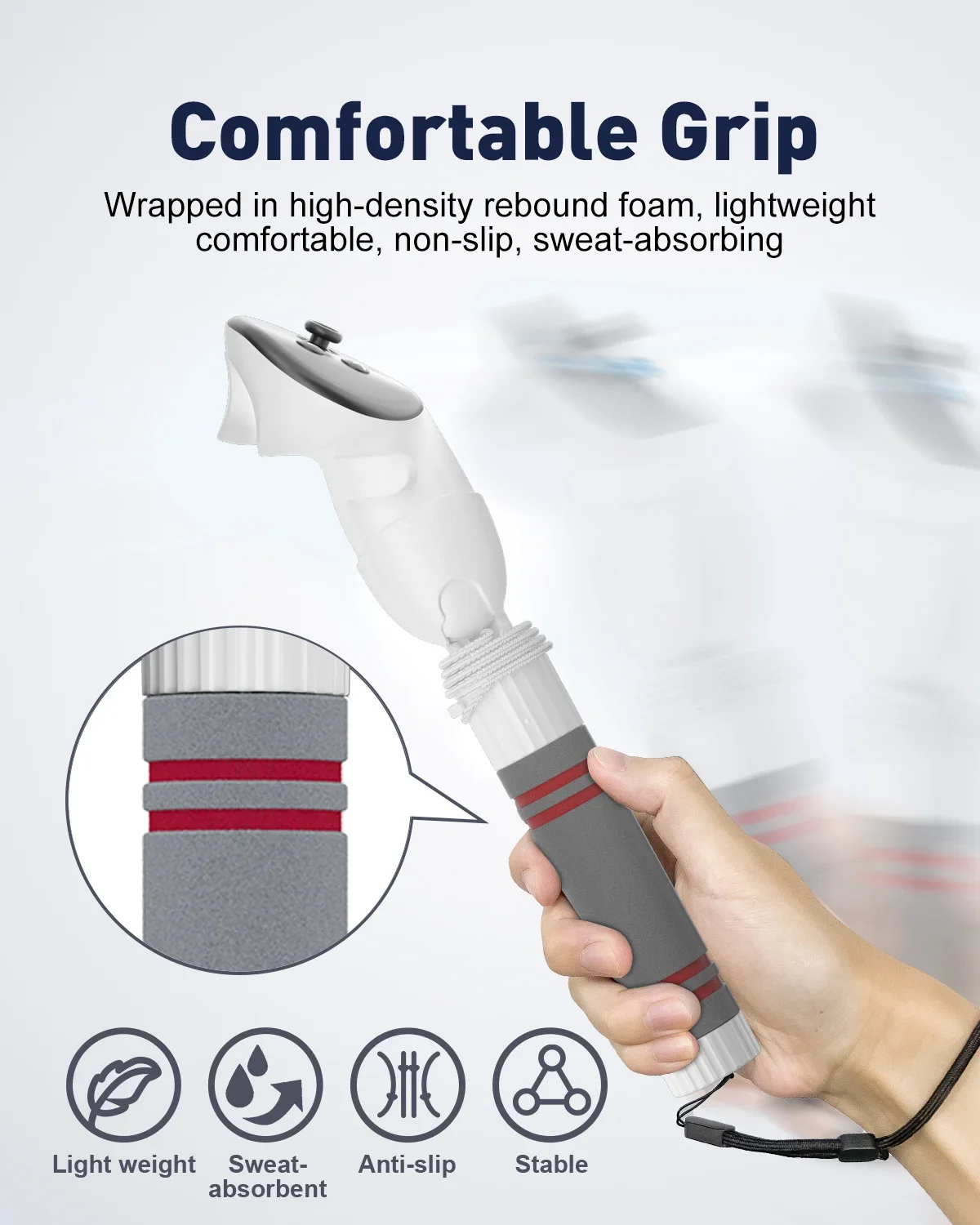 مقبض تمديد VR مقبض ، قبضات تحكم ، تجربة ألعاب VR محسنة ، مرفقات بحث ميتا 3 ، 3 في 1 ، البحث عن 2 ، 3 ، برو