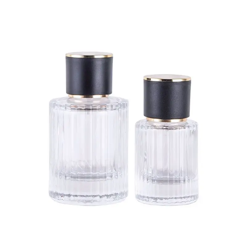 

100PCS 30ML 50ML Perfume Glass Spray Bottle Portable Clear Cosmetics Perfume Atomizer High Capacity Empty Bottles Refillable