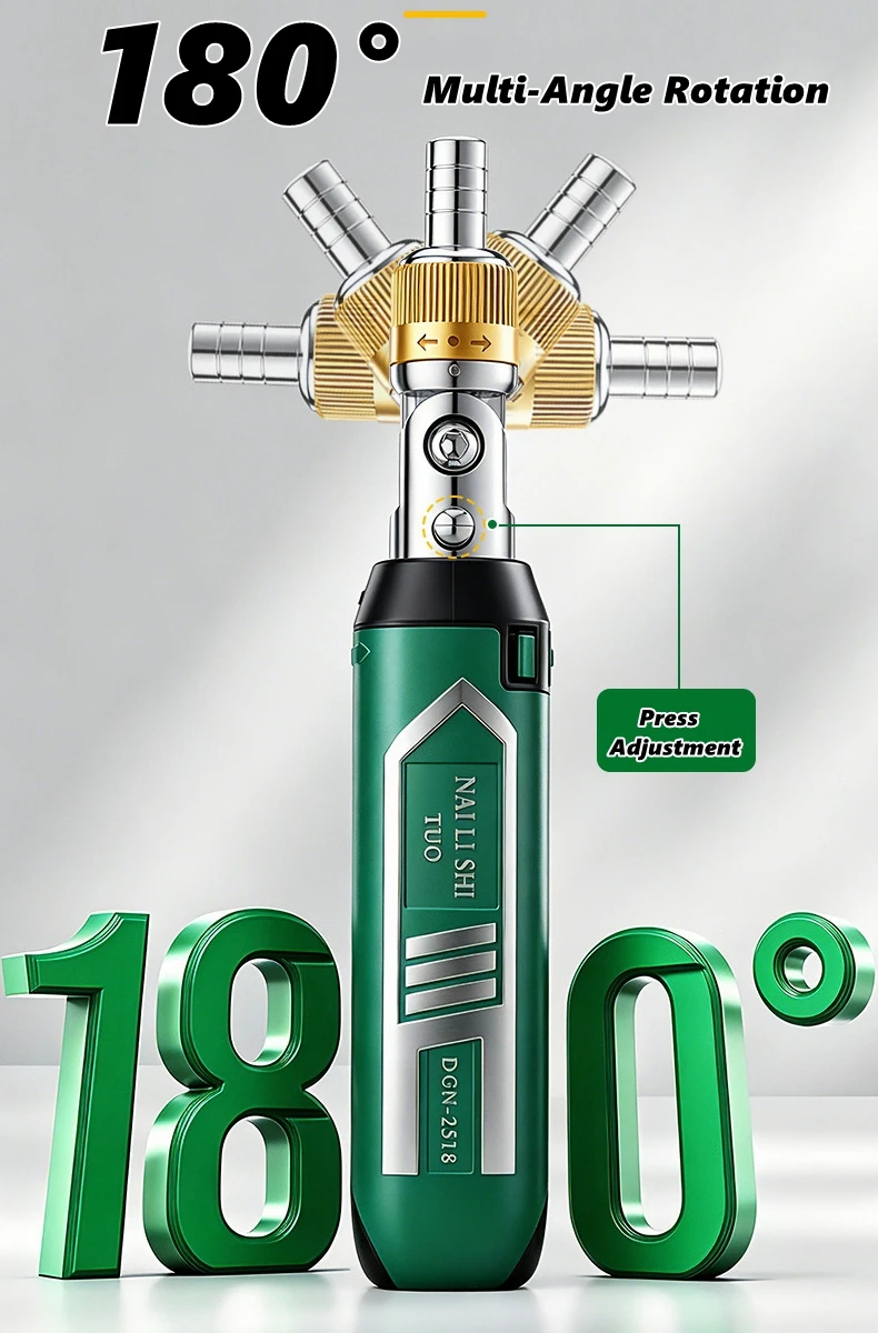 14-in-1 Multi Bit Ratchet Screwdriver Set,180° Pivoting Adjustable Angle Screwdriver, for Home DIY, Electronics,Bike,Car Repair