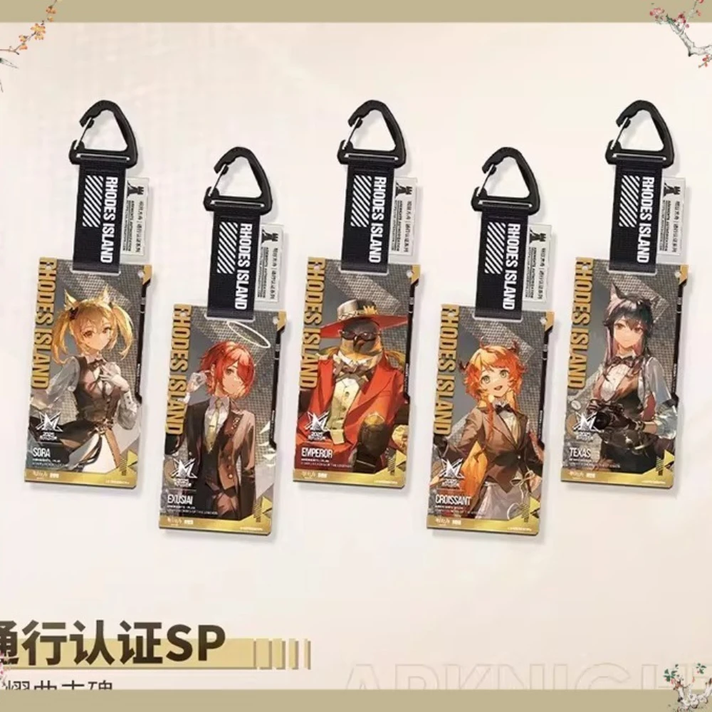 

Arknights Exusiai The New Covenant Rosmontis Elysium Amiya Omertosa Acrylic Laissez-passer Traffic Permit Official Ambitus
