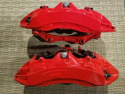 AMG 4PCS Front And Rear Brake Calipers Set with for Mercedes-Benz W221 W222 S63 S65