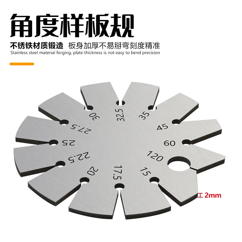 Angle sample gauge, angle edge measuring woodworking tools, angle sample gauge, chisel planer gauge