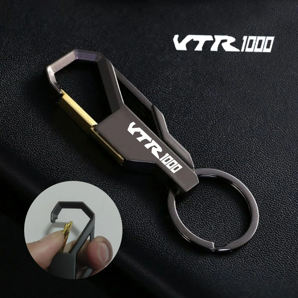 

Motorcycle Keychain Accessories For honda vtr 1000 VTR1000 F FV FW FX FIRESTORM 1997-2005 Keyring Metal Key Chain Key Holder