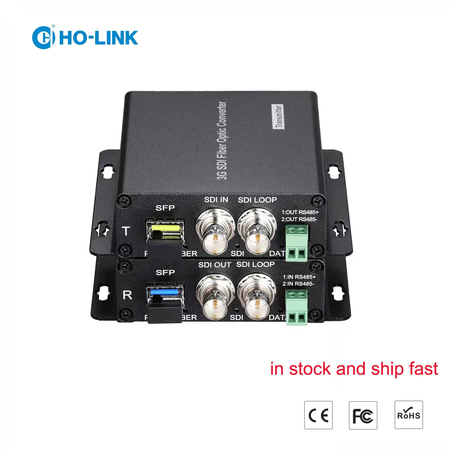 

1 Channel 3G SDI over Fiber Extender up to 20km Lossless 1080P SDI to Fiber Optical Transceiver