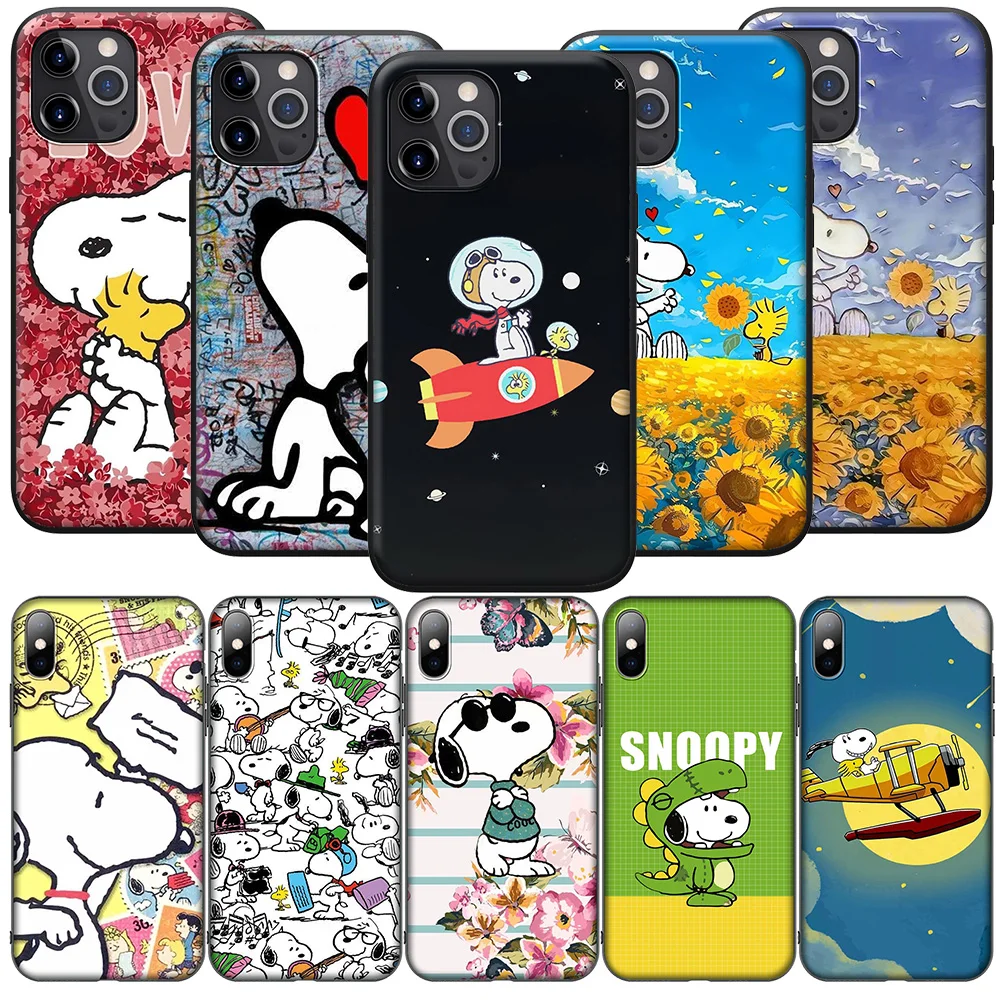 SK139 S-Snoopys Cute Dog Phone Soft Case for Samsung Galaxy S20 S21 S22 S23 S24 Fe Plus Ultra Lite