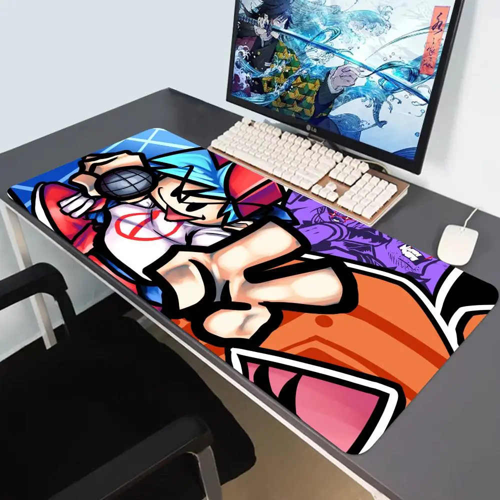 Large Mouse Pad XXL Gaming Accessories Office Gamer Keyboard Desk Mat Non-Slip Laptop Hot Games Friday Night Funkin FNF Mousepad