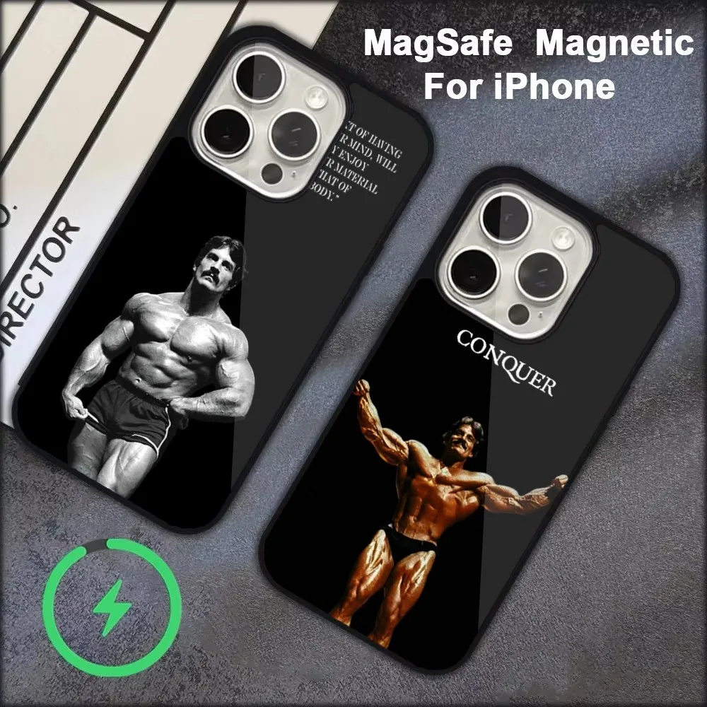 Bodybuilding Mike mentzers Phone Case  For iPhone 16,15,14,13,12,11,Pro,Max,Plus,Mini, Magsafe,Magnetic Wireless Charging Case