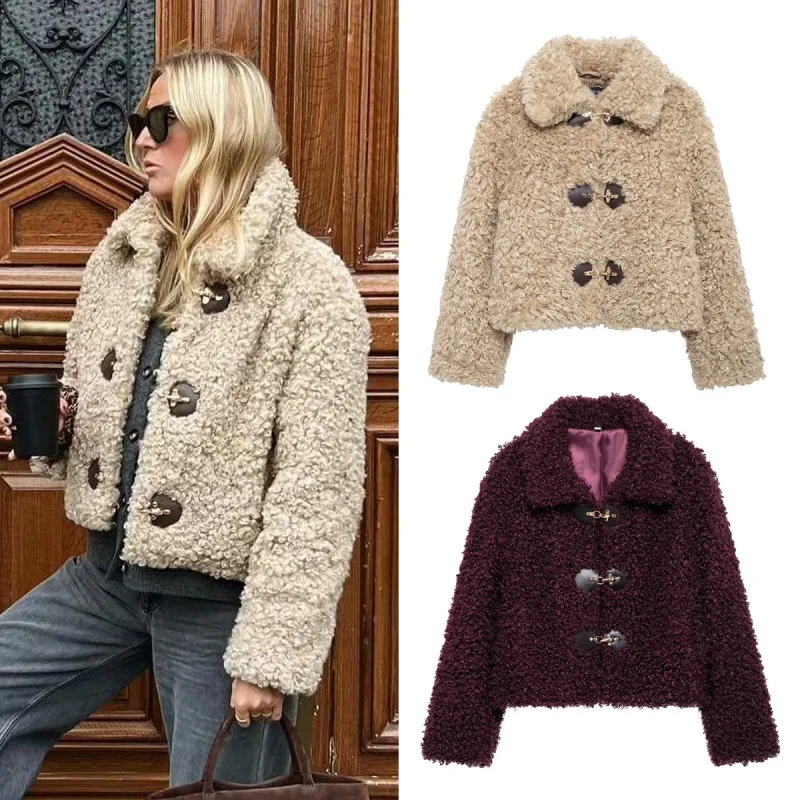 

Faionable Зимняя верхняя одежда Long Sve Fce Collar Rope Bule Женское вязаное шелковое пальто трансграничное D6958 с капюшоном