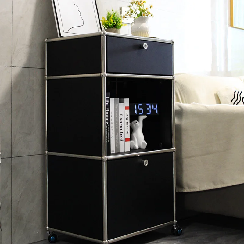 Muebles Minimalistas para Sala de Estar, Gabinetes Universales para Curiosidades, Gabinetes de Estudio Universales, Vitrina Posmoderna, Muebles para Hotel