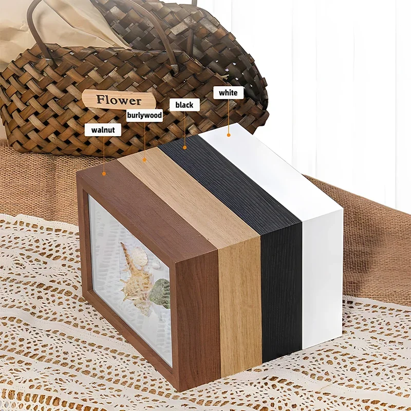 3D Wooden Picture Frames Depth 3cm 5cm Dried Flower Specimen Holder Handmade DIY Handwork Display Phote Frame Home Decoration